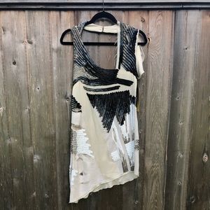 Nicole Miller Beaded Dress.  Size 4